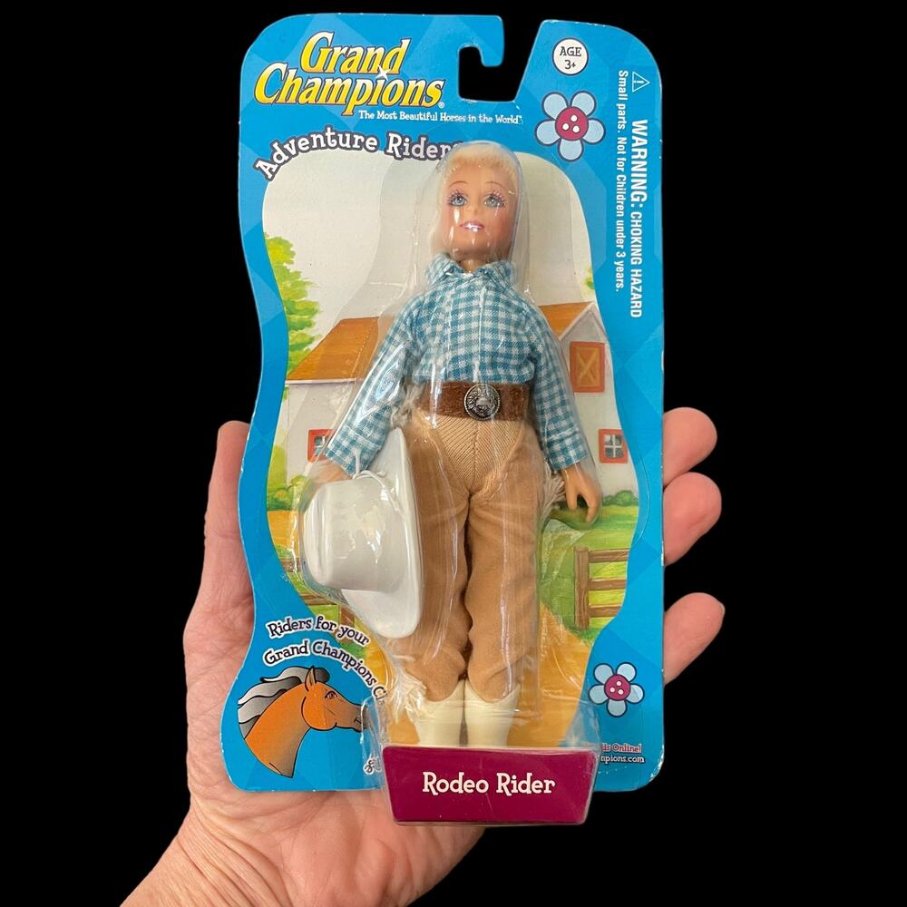 Grand Champions Adventure Riders Doll Rodeo Rider Cowgirl Horse Empire Toys READ